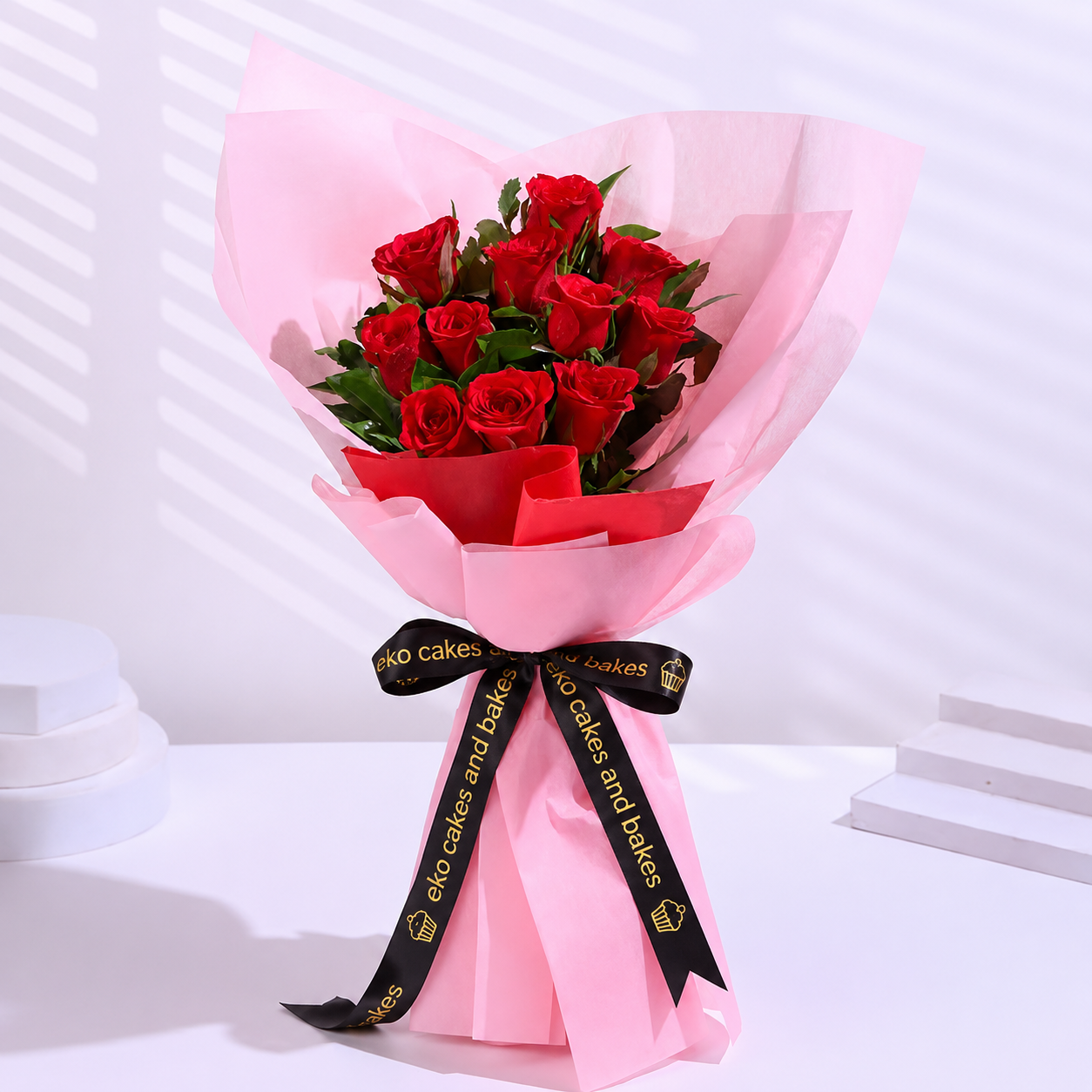 10 roses bouquet 